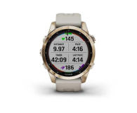 GARMIN Fenix 7S Sapphire Solar Kremowozloty tytan z jasnopiaskowym paskiem 010-02539-21 - 1467053 - zdjęcie 10